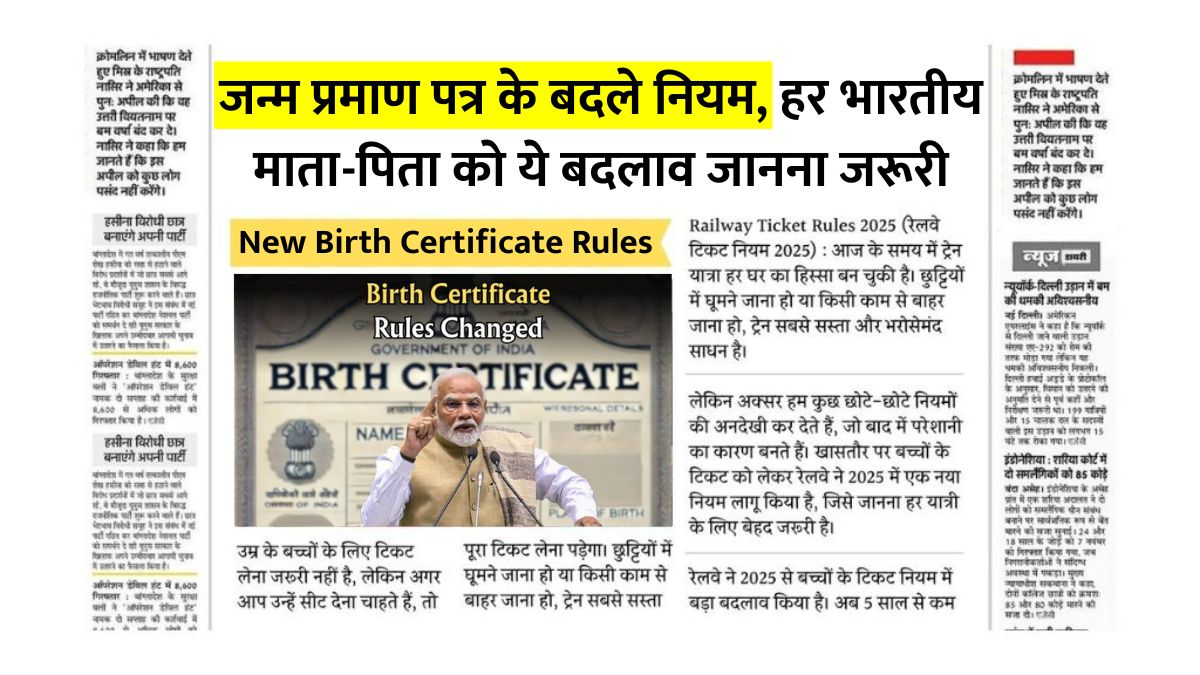 New birth certificate rules