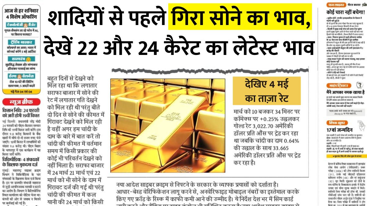 Sona chandi ka bhav